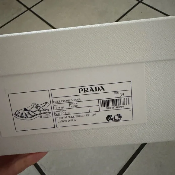 Prada Black Sandals - Picture 6 of 7